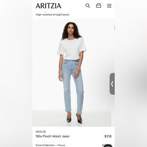 AGOLDIE - new jeans from aritzia. Had to order another size.